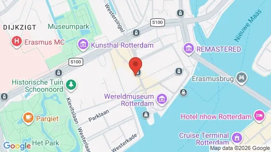Office spaces for rent i Rotterdam Centrum - kort over placeringen