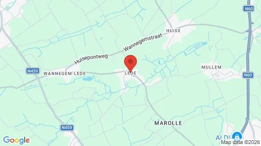 Restauracje Do wynajęcia i Lede - kort over placeringen