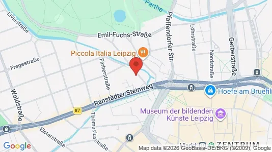 Büros zur Miete i Leipzig – Foto von Google Street View