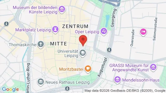 Espacios de oficina En alquiler i Leipzig - kort over placeringen