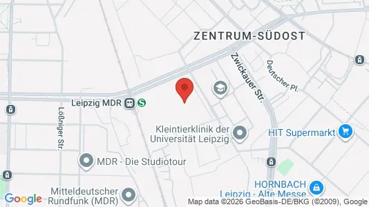Espacios de oficina En alquiler i Leipzig - kort over placeringen