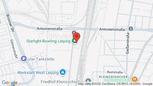 Kontorlokaler til leje i Leipzig - kort over placeringen