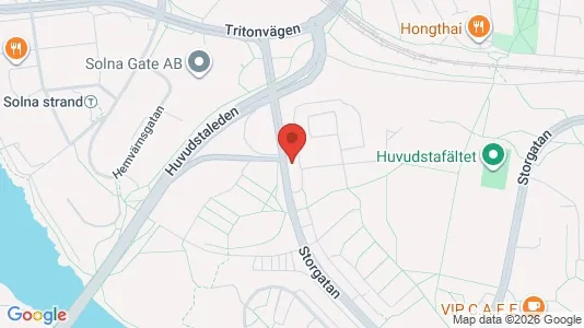 Nieruchomości komercyjne Do wynajęcia i Solna - kort over placeringen
