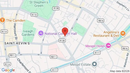 Kantorruimte te koop i Dublin 2 - kort over placeringen