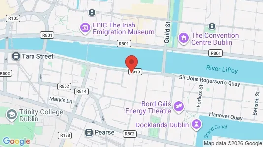 Lokale biurowe Na sprzedaż i Dublin 2 - kort over placeringen