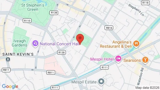 Lokale biurowe Na sprzedaż i Dublin 2 - kort over placeringen