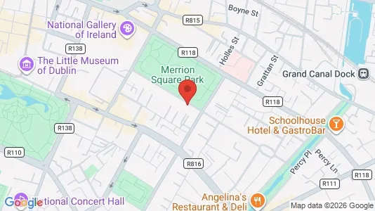 Office spaces for sale i Dublin 2 - kort over placeringen