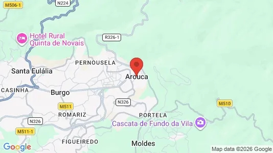 Gewerbeflächen zum Kauf i Arouca – Foto von Google Street View