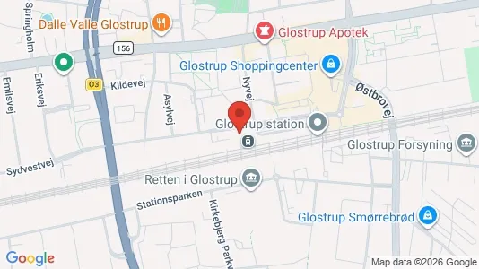 Kontorslokaler för uthyrning i Glostrup – Foto från Google Street View