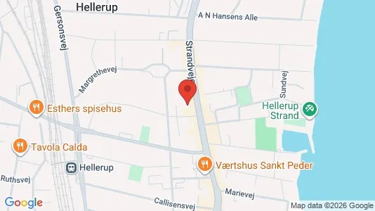 Lokale biurowe Do wynajęcia i Hellerup - kort over placeringen