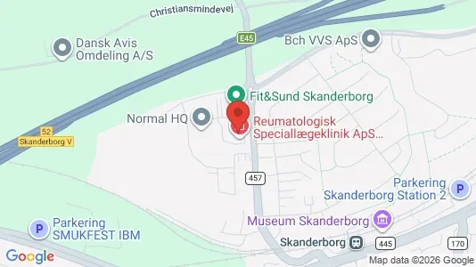Lokale biurowe Do wynajęcia i Skanderborg - kort over placeringen