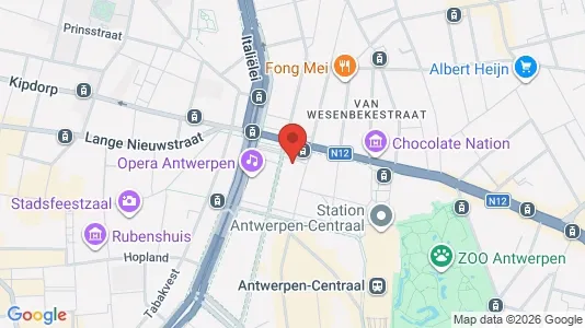Kontorlokaler til leje i Stad Antwerp - Foto fra Google Street View