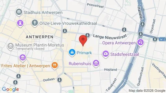 Büros zur Miete i Stad Antwerp - kort over placeringen