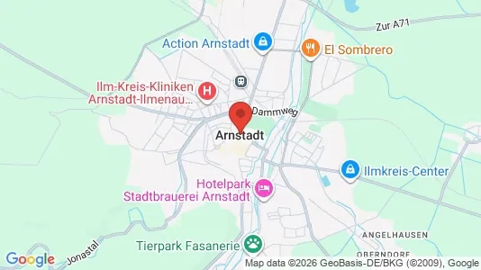 Lagerlokaler til leje i Ilm-Kreis - kort over placeringen