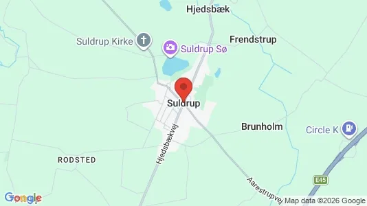 Ladenlokale zum Kauf i Suldrup - kort over placeringen