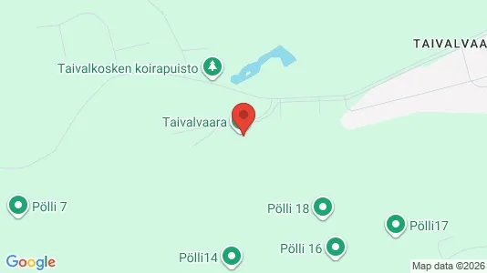 Liikekiinteistöt Myynnissä i Taivalkoski - kort over placeringen