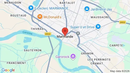 Butikslejemål til leje i Marmande - Foto fra Google Street View