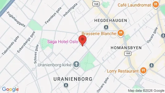 Lokaler til leie i Oslo Frogner – Bilde fra Google Street View