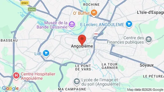 Bedrijfsruimtes te koop i Angoulême - kort over placeringen