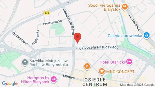 Espacios de oficina En alquiler i Białystok - Foto de Google Street View