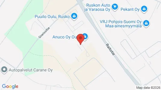Gewerbeflächen zur Miete i Oulu – Foto von Google Street View