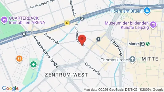 Kontorlokaler til leje i Leipzig - Foto fra Google Street View