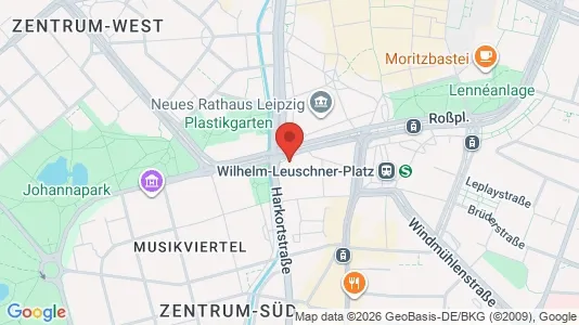 Kontorlokaler til leje i Leipzig - Foto fra Google Street View
