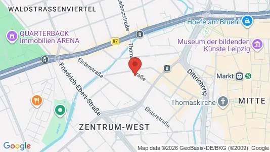 Kontorlokaler til leje i Leipzig - Foto fra Google Street View