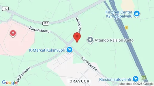 Kantorruimte te huur i Raisio - Foto uit Google Street View