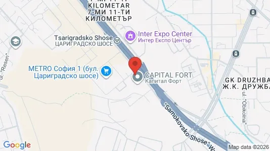 Büros zur Miete i Sofia Mladost – Foto von Google Street View