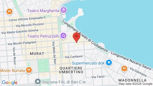 Lokale biurowe Do wynajęcia i Bari - kort over placeringen