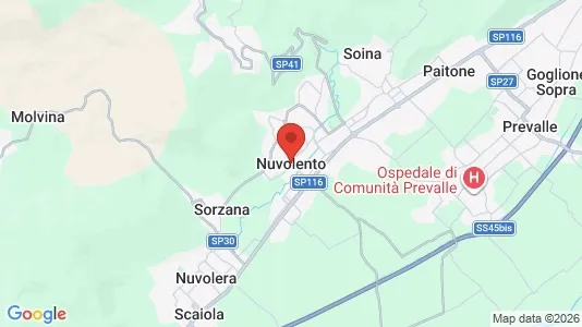 Sklepy Do wynajęcia i Nuvolento - kort over placeringen