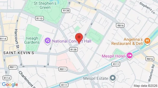 Toimistotilat Vuokrattavana i Dublin 2 - Kuva Google Street Viewstä