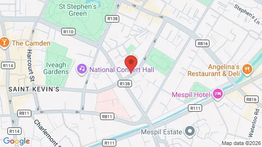 Lokale biurowe Do wynajęcia i Dublin 2 - kort over placeringen