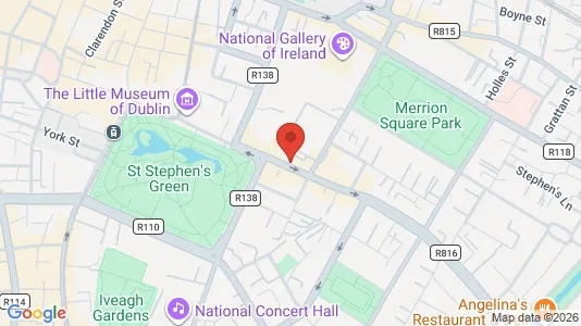 Lokale biurowe Na sprzedaż i Dublin 2 - kort over placeringen