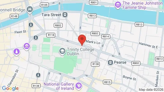 Kantorruimte te koop i Dublin 2 - kort over placeringen