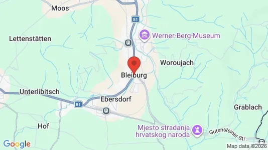 Sklepy Do wynajęcia i Bleiburg - kort over placeringen