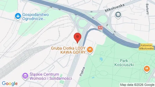 Varastot Vuokrattavana i Katowice - Kuva Google Street Viewstä