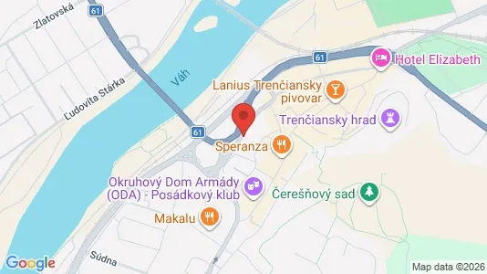 Lokaler til leje i Trenčín - Foto fra Google Street View