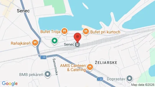 Nieruchomości komercyjne Na sprzedaż i Senec - kort over placeringen