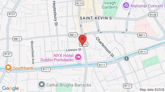 Büros zum Kauf i Dublin 2 - kort over placeringen