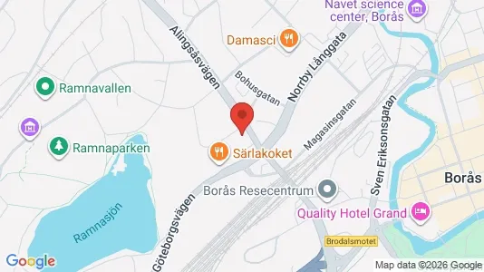 Kontorlokaler til leje i Borås - Foto fra Google Street View