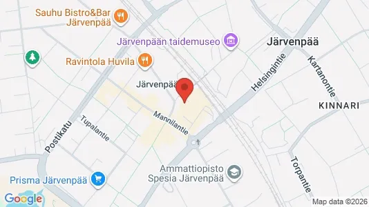 Büros zur Miete i Järvenpää - kort over placeringen