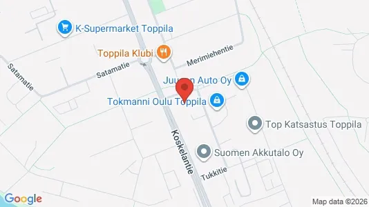 Lokale biurowe Do wynajęcia i Oulu - kort over placeringen