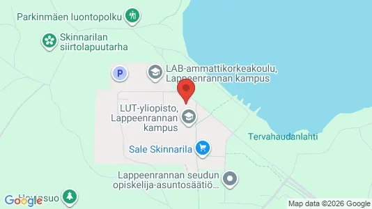 Kantorruimte te huur i Lappeenranta - kort over placeringen