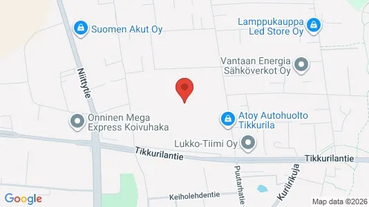 Toimistotilat Vuokrattavana i Vantaa - Kuva Google Street Viewstä