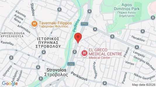 Lokale biurowe Na sprzedaż i Nikozja Strovolos - kort over placeringen