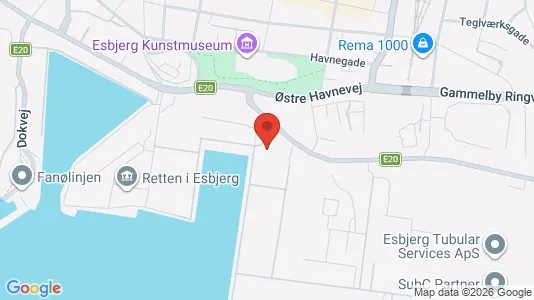 Espacios de oficina En alquiler i Esbjerg - Foto de Google Street View