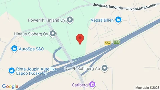 Lager zur Miete i Espoo – Foto von Google Street View