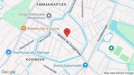 Nieruchomości komercyjne Na sprzedaż i Alkmaar - kort over placeringen